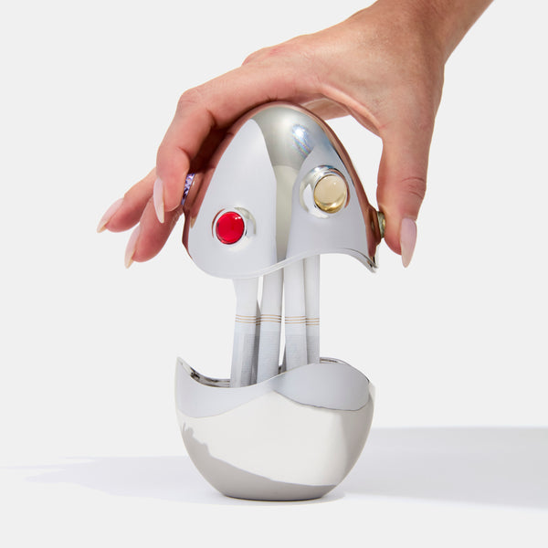 Heirloom Egg Cig Holder in Multi-Stone
