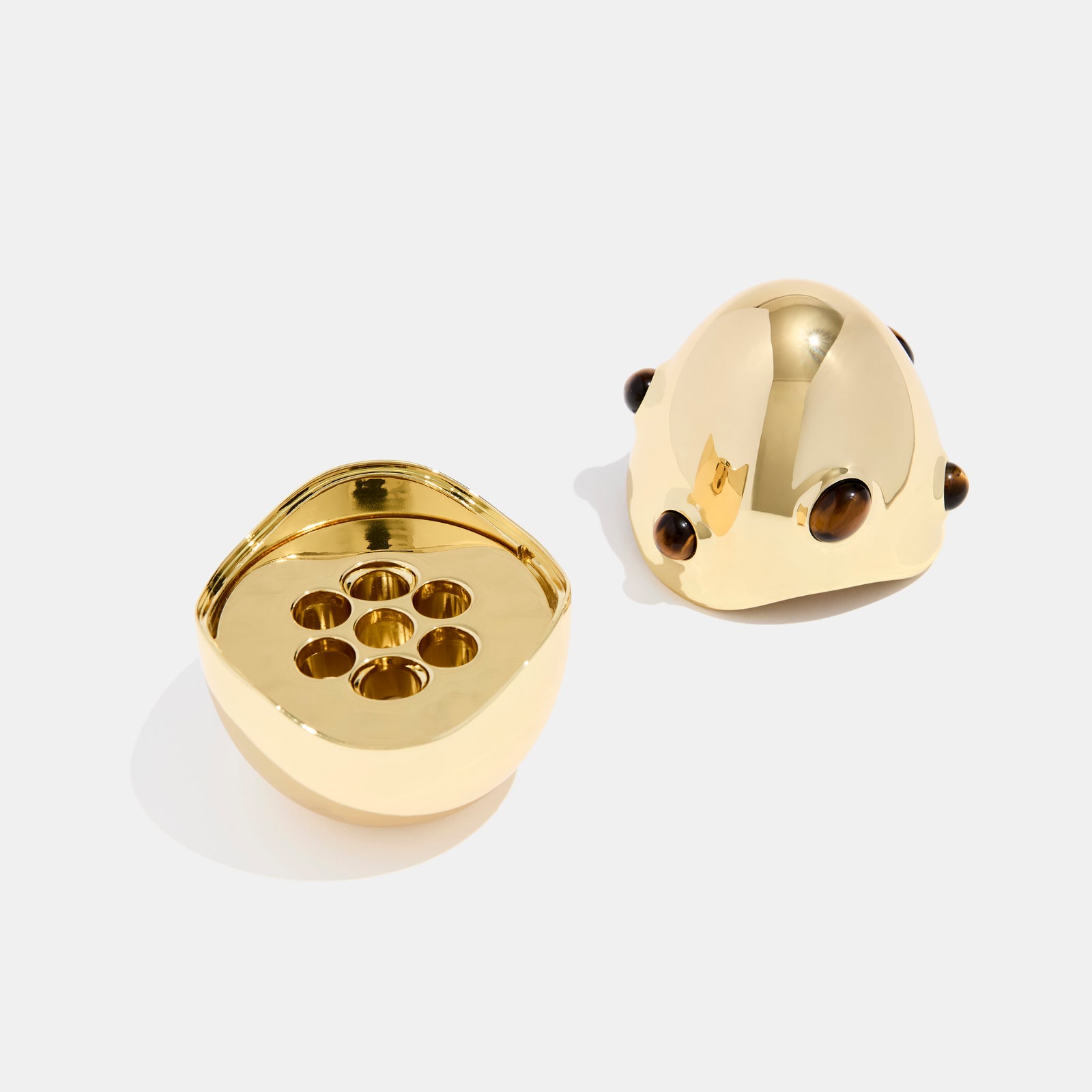 Heirloom Egg Cig Holder in Tigers Eye