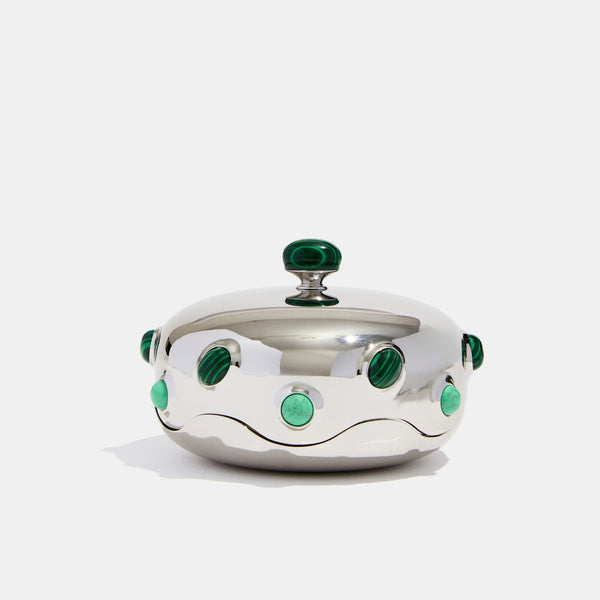 Heirloom Tabletop Lighter in Malachite