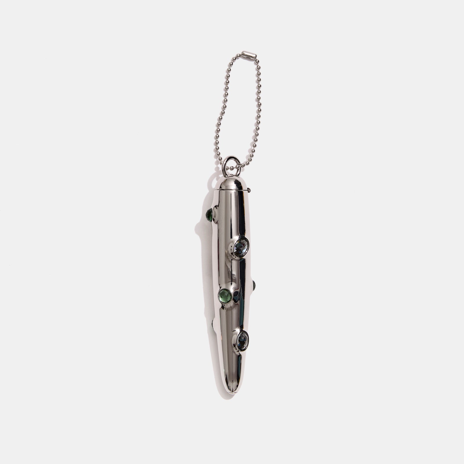 Little Gem Storage Keychain in Steel