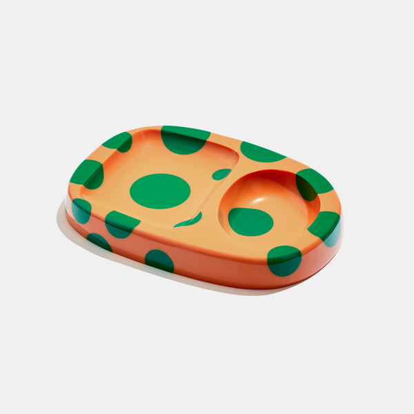 Polka Dot Catchall in Cantaloupe
