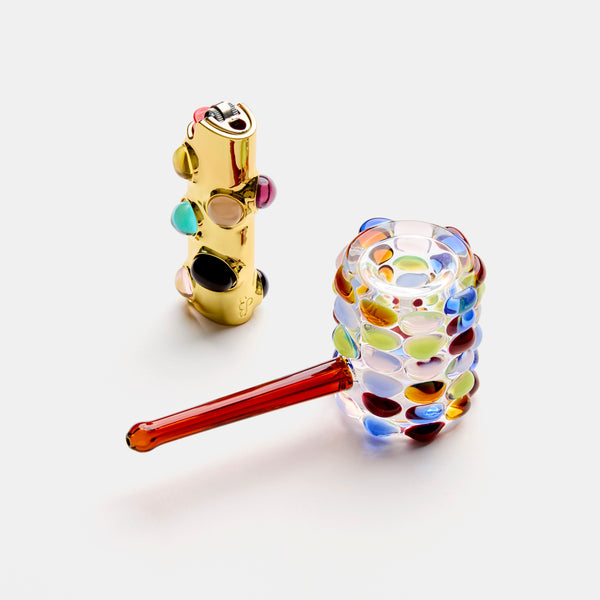 Gemstoned Smoking Set in EP X Wes Anderson's The Phoenician Scheme