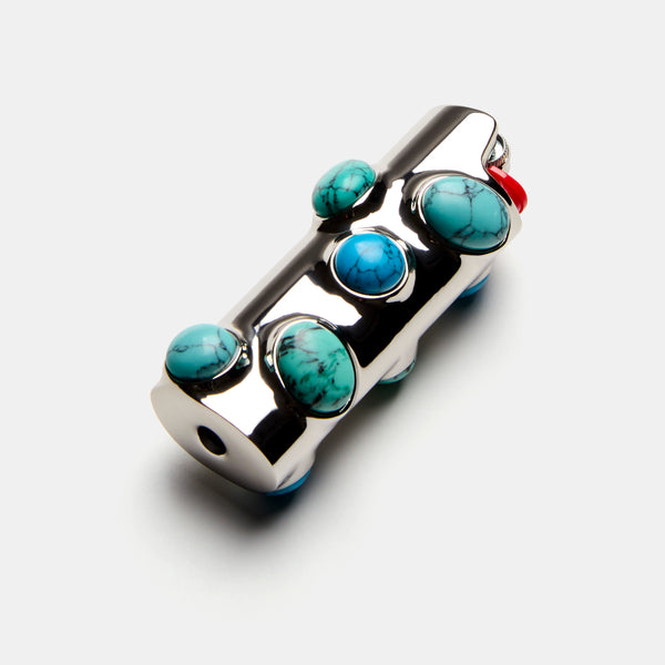 Stoned Lighter Case in Turquoise