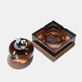 Glass Tabletop Lighter in Espresso Thumbnail