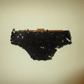 Black sequin low-rise Thumbnail