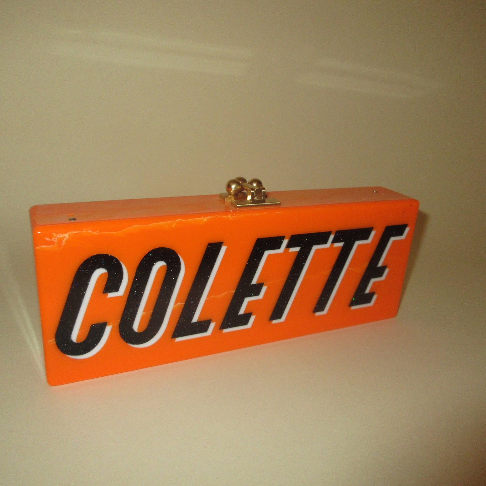 "Colette" Acrylic Clutch in Sample Sale