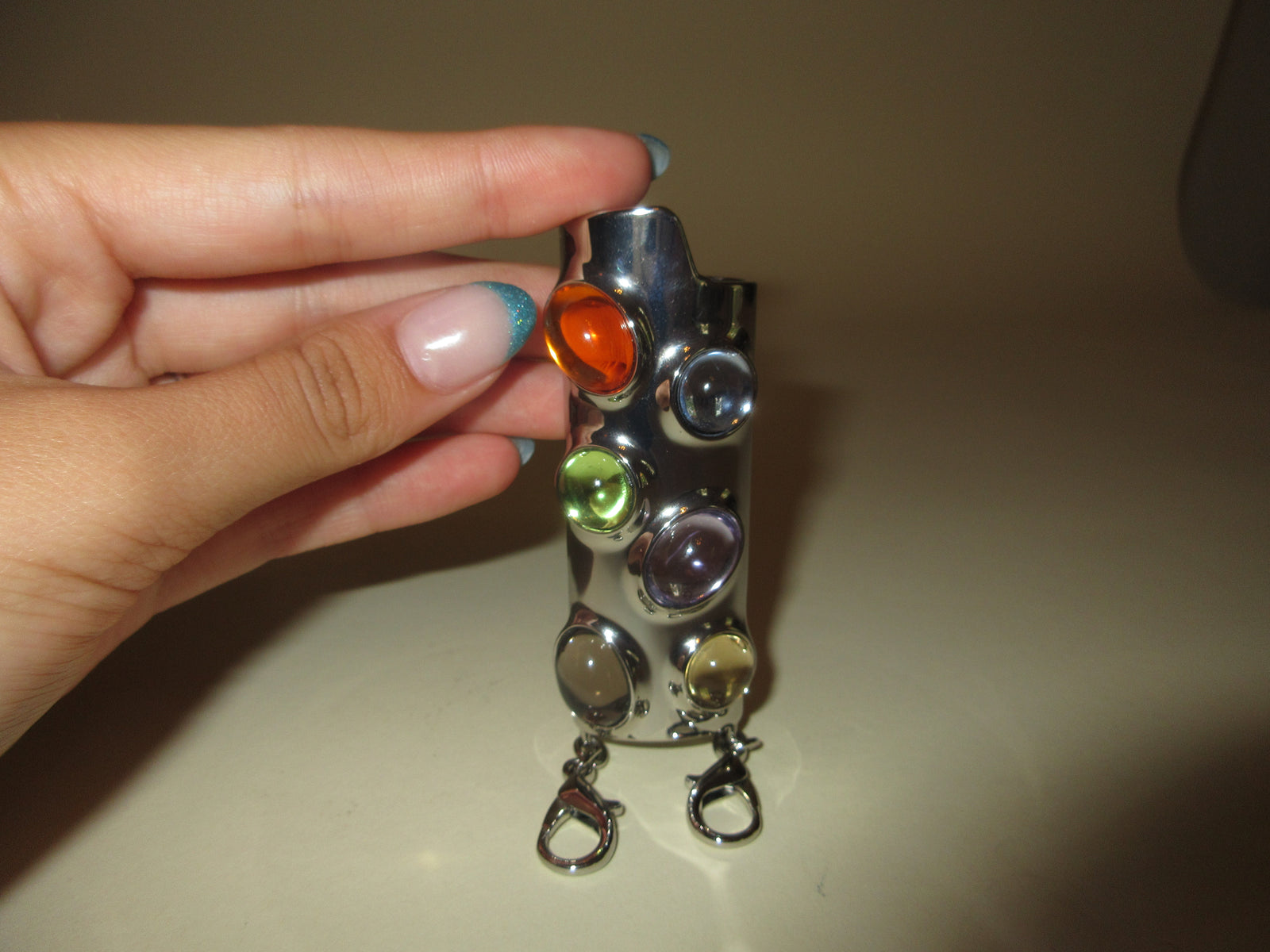 Gemstoned Lighter Cases in Sample Sale