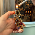 Gemstoned Lighter Case in Dark Peony Thumbnail