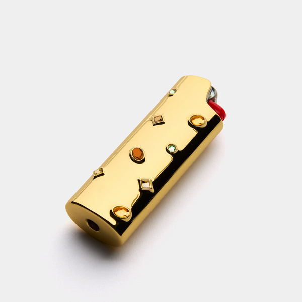 Little Gems Lighter Case in Golden