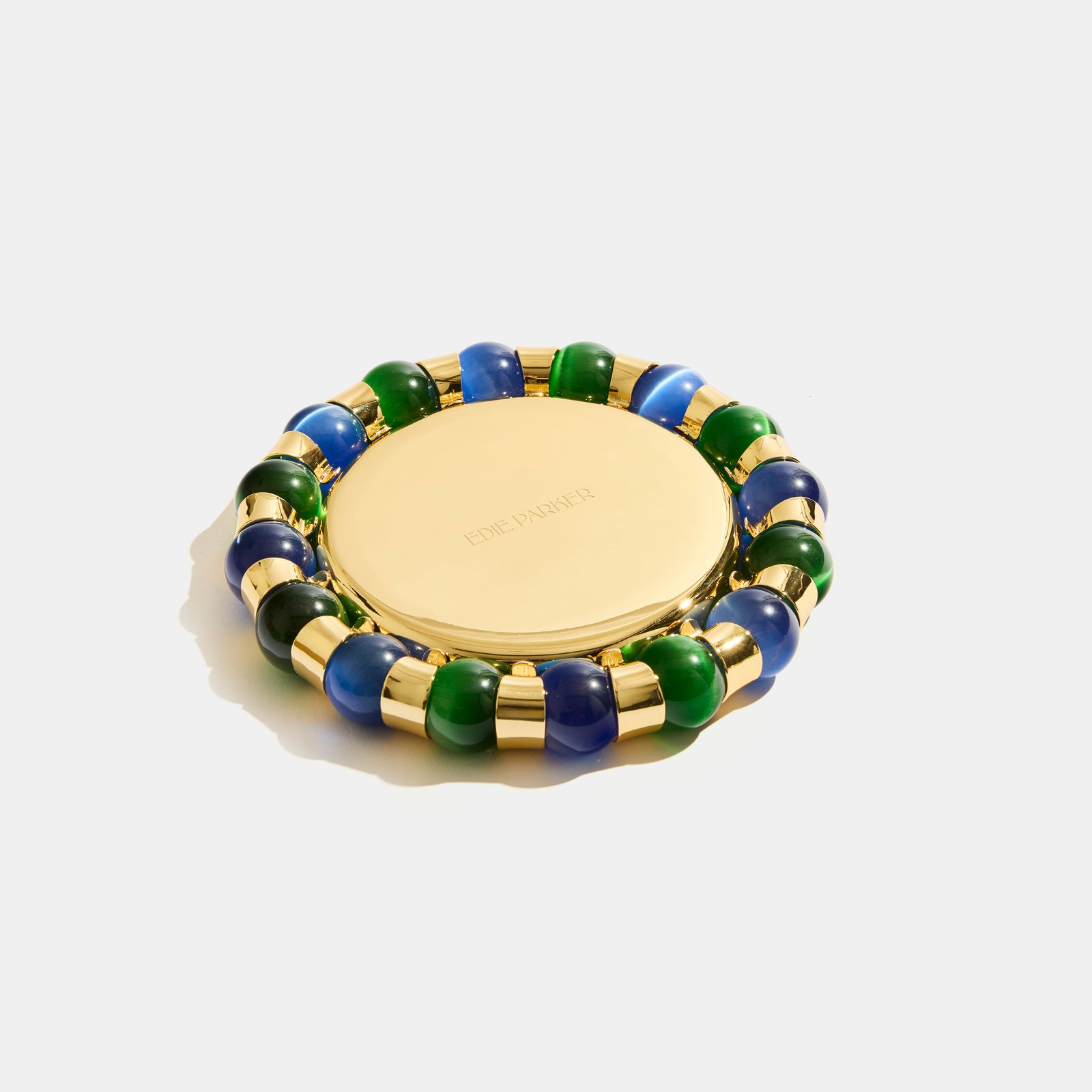 Lagoon Marbles Dish in Gold