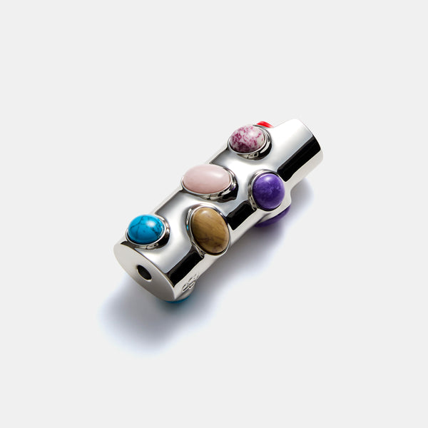 Stoned Lighter Case in Lapis