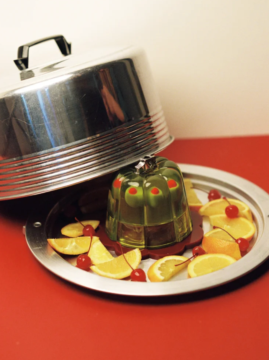 Jelly Tabletop Lighter in Olives