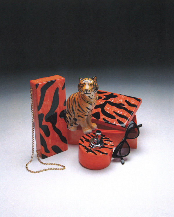 Tiger Tabletop Lighter in Orange