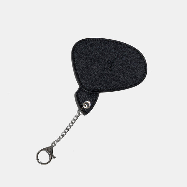 Side Mirror Keychain in Black