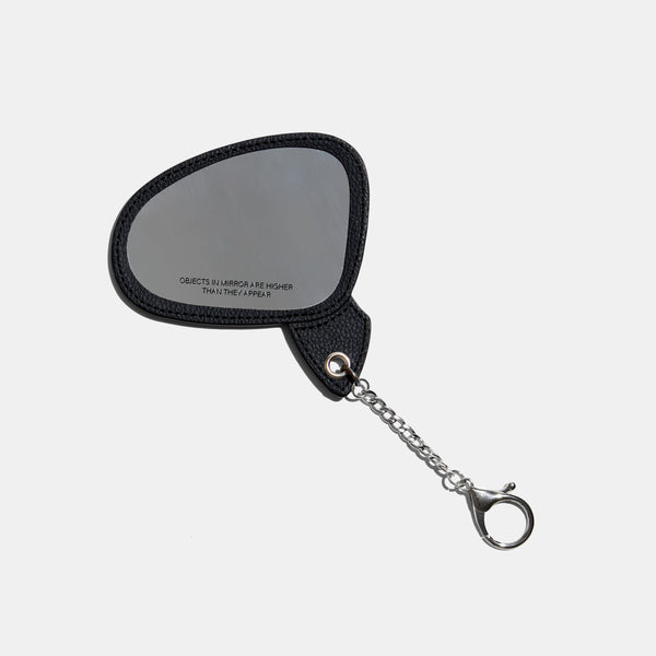 Side Mirror Keychain in Black