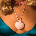 Heart One-hitter Necklace in Blush - Edie Parker Thumbnail