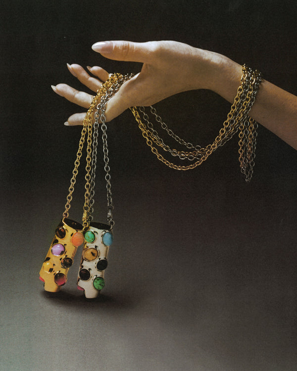 Stoned Crossbody Lighter Case in Amber