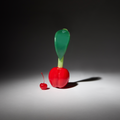 Glass Fruit Pipe in Cherry Thumbnail