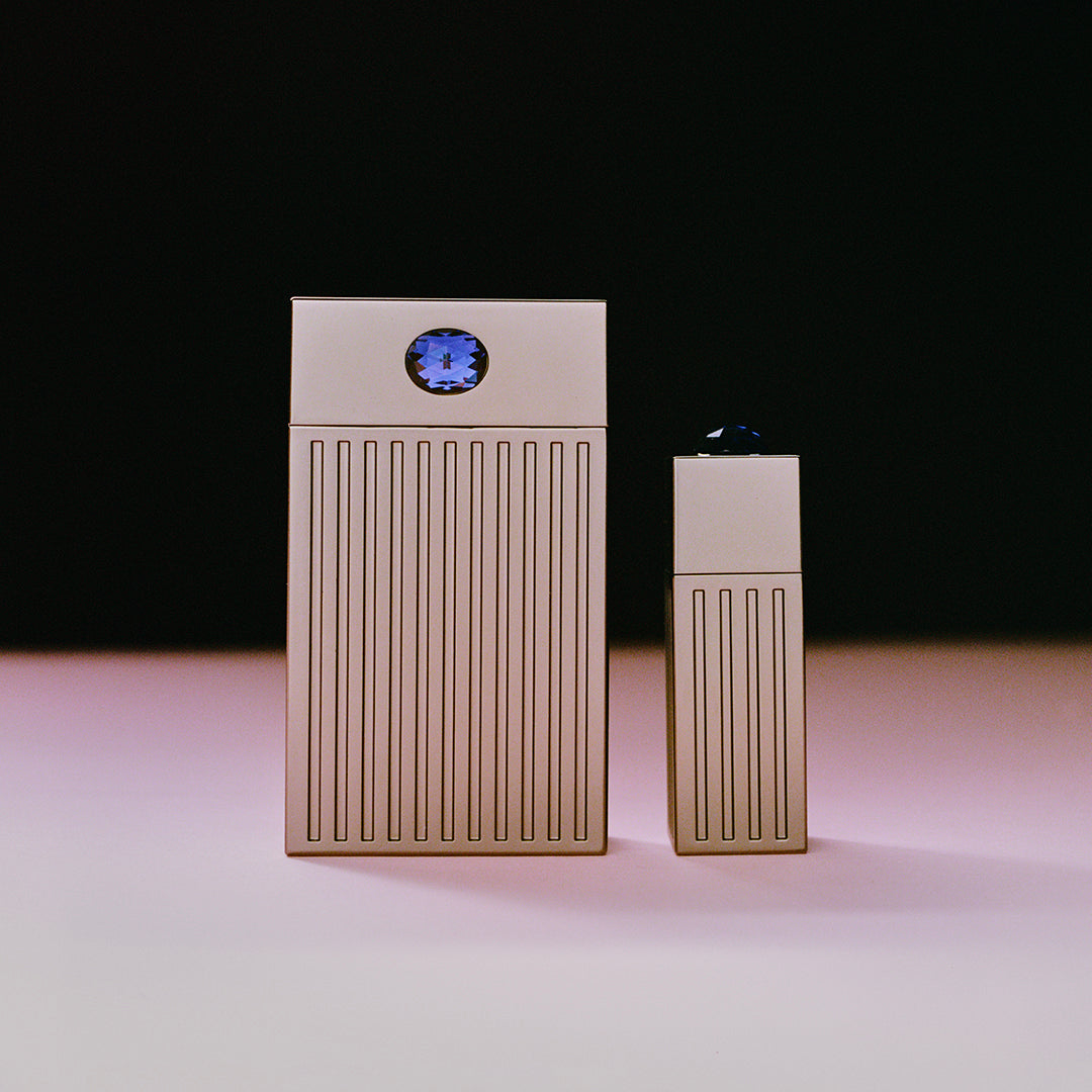Solitaire Cig Case in Tanzanite