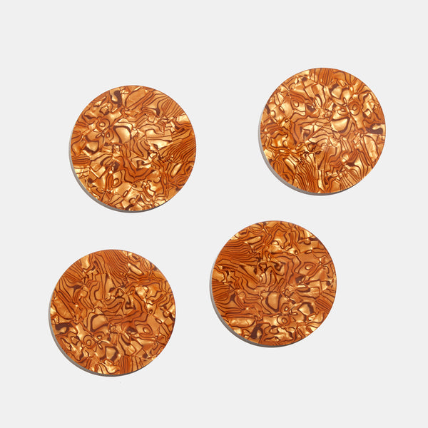 Coaster Set in Copper