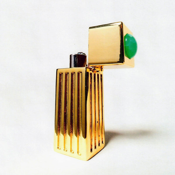 Lipstick Lighter Case in Gold