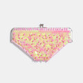 Undies Clutch in Pink Sequins Thumbnail