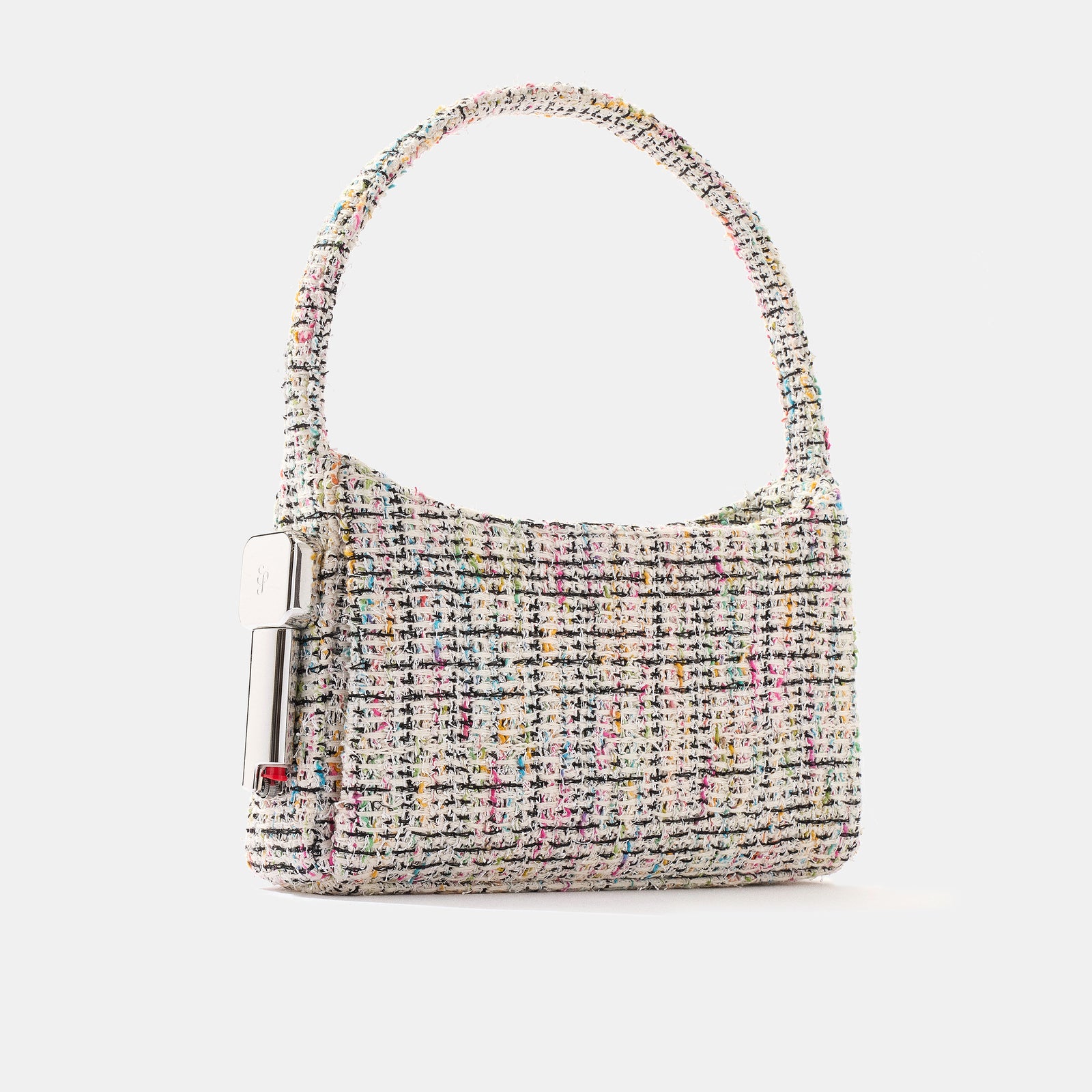 ST. JOHN X EDIE PARKER TWEED Burn Bag in SAMPLE SALE