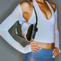 Burn Shoulder Bag in Silver Mirror Thumbnail