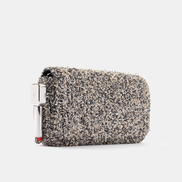 ST. JOHN X EDIE PARKER EYELASH Burn Clutch in Sample Sale
