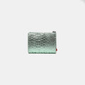 Zip Wallet in Exotic Metallic Mint Thumbnail