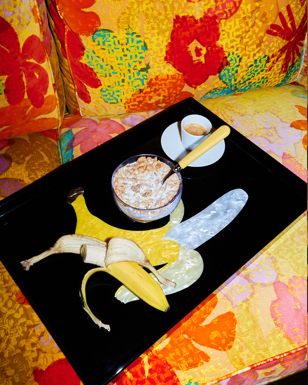 XL Banana Tray in Black