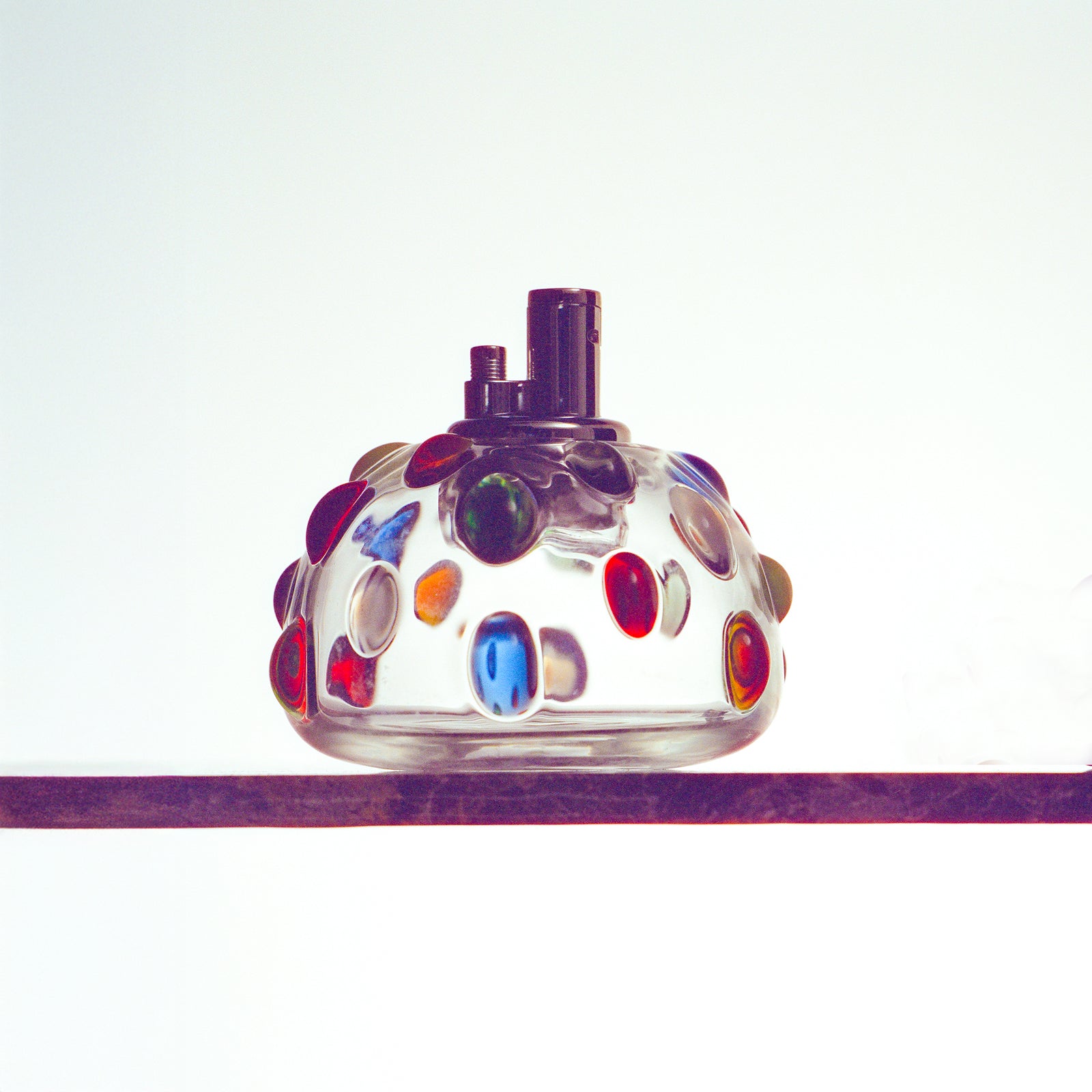 Bumpy Glass Tabletop Lighter in Multi