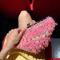 Undies Clutch in Pink Sequins Thumbnail