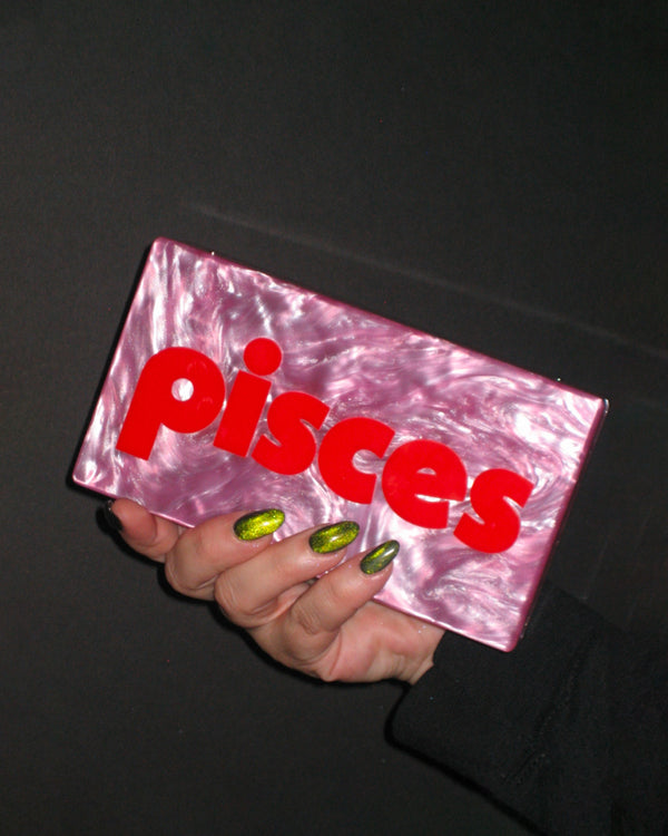 Pisces Slim Jean in Mauve Pearlescent