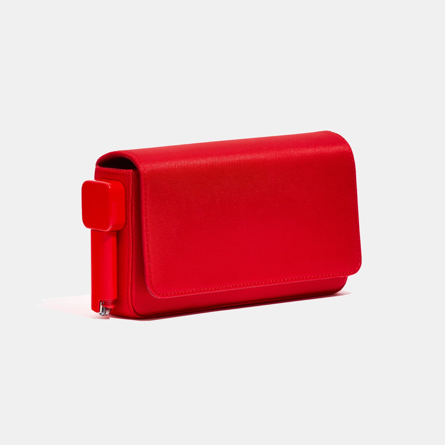 Burn Clutch in Lipstick Red