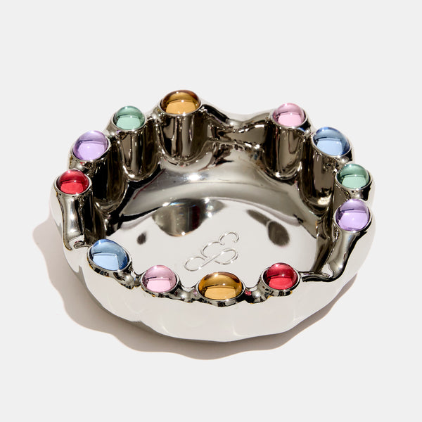 Gemstoned Ashtray in Multi-stone