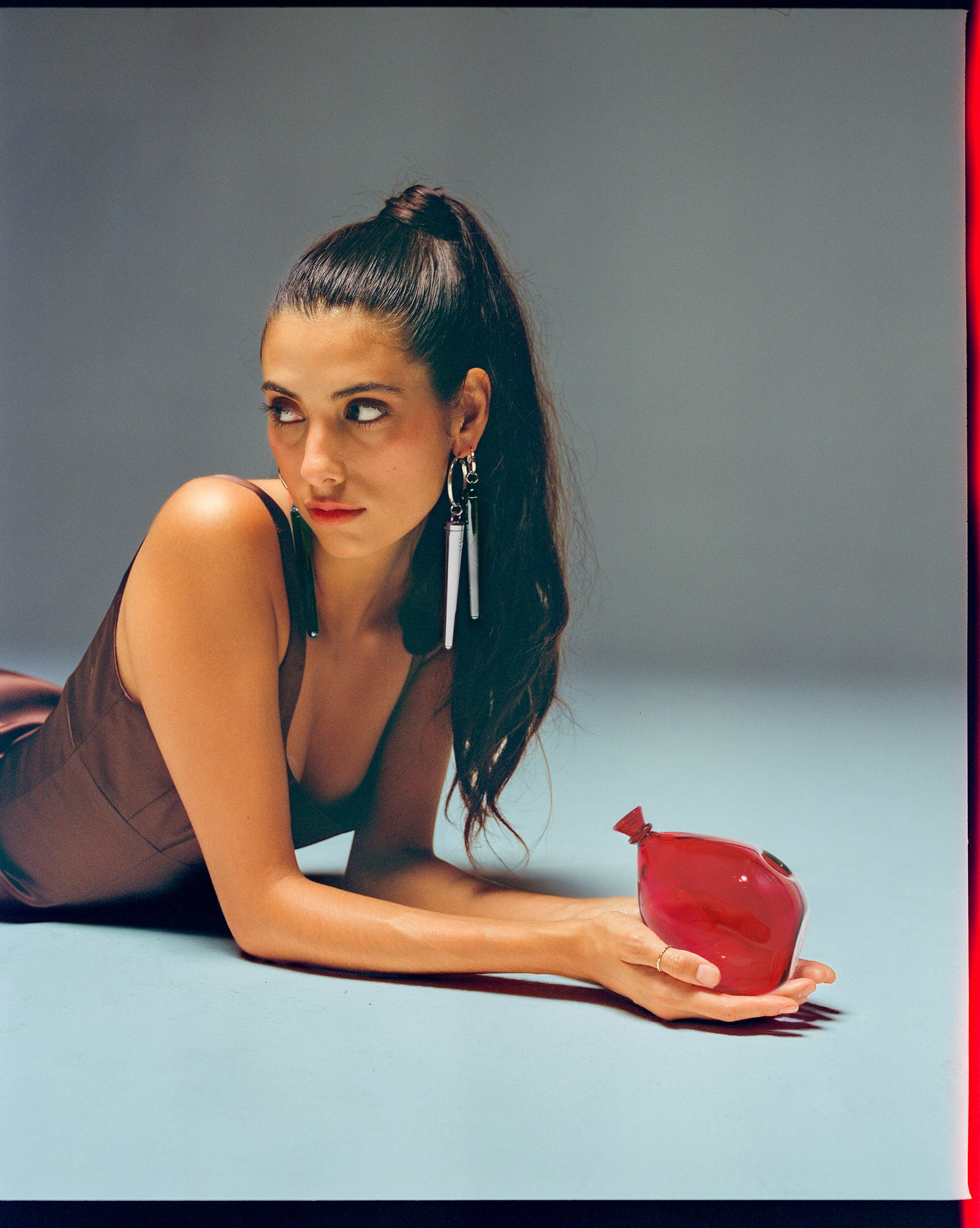 Balloon Pipe in Candy Red