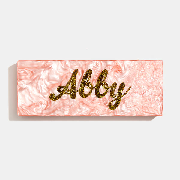 Slim Flavia Box Clutch in Made to Order Acrylic