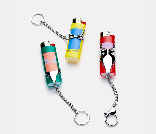 Lighter Cover Keychain in Thong Bottom