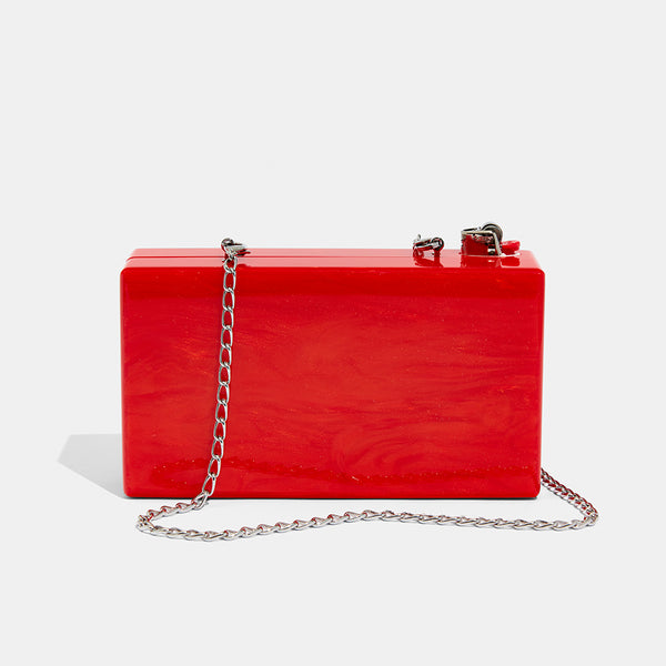Slim Jean Lighter Bag in Poppy Pearlescent