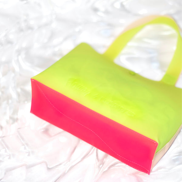 Edie Parker Jelly Tote in Candy Coated bottom view