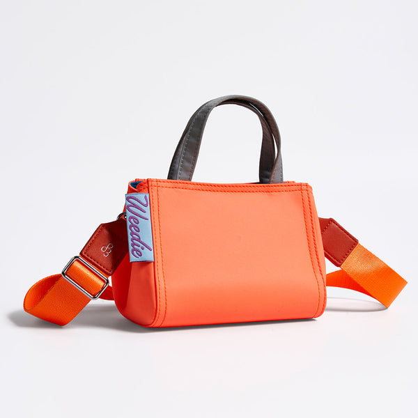 Baby Bodega in Neon Orange - Edie Parker