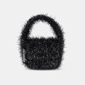 Mini Grass Bag in Black - Edie Parker Thumbnail
